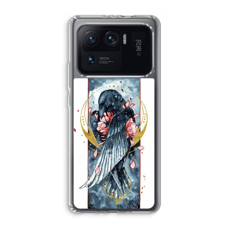 Golden Raven: Xiaomi Mi 11 Ultra Transparant Hoesje