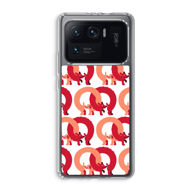 Dogs: Xiaomi Mi 11 Ultra Transparant Hoesje