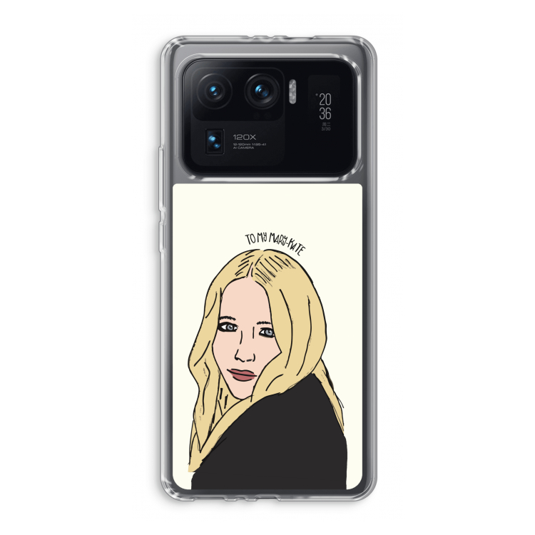 Mary Kate: Xiaomi Mi 11 Ultra Transparant Hoesje