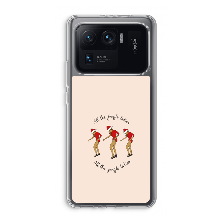 Jingle Ladies: Xiaomi Mi 11 Ultra Transparant Hoesje