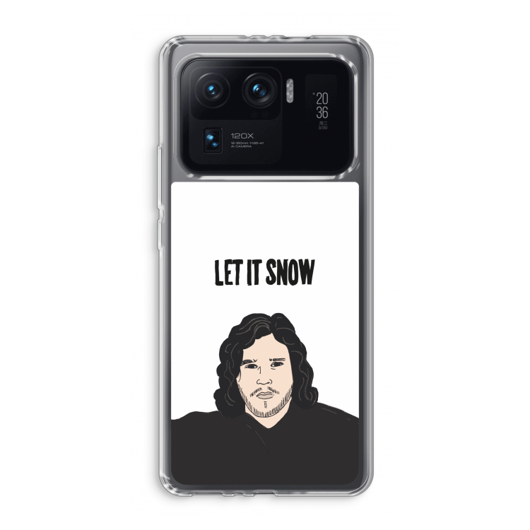 Let It Snow: Xiaomi Mi 11 Ultra Transparant Hoesje