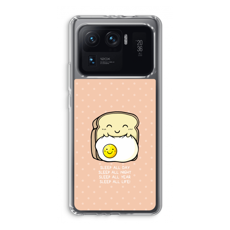 Sleep All Day: Xiaomi Mi 11 Ultra Transparant Hoesje