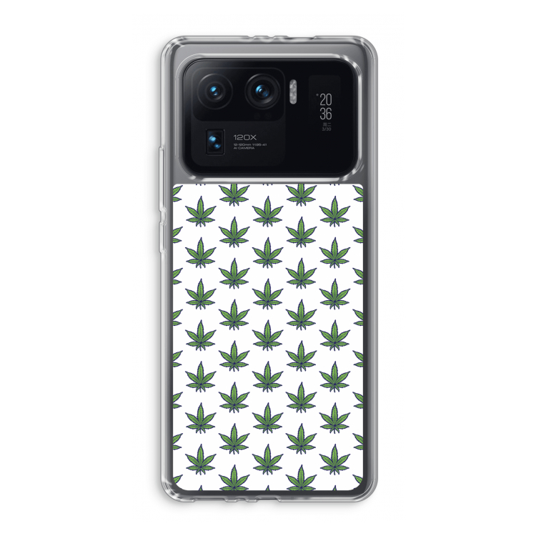 Weed: Xiaomi Mi 11 Ultra Transparant Hoesje