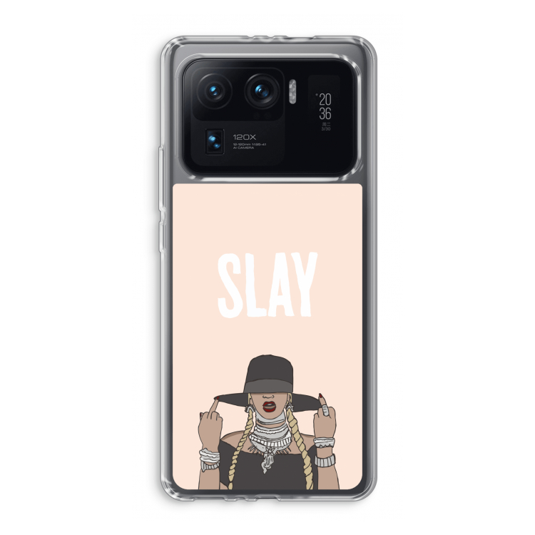 Slay All Day: Xiaomi Mi 11 Ultra Transparant Hoesje