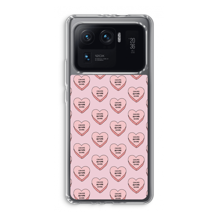 Chicks before dicks: Xiaomi Mi 11 Ultra Transparant Hoesje