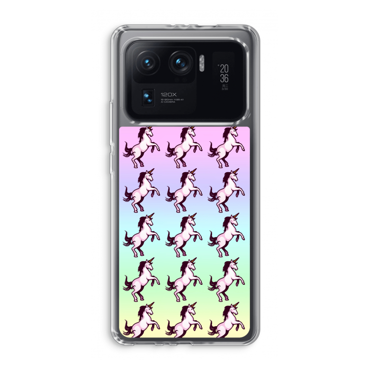 Musketon Unicorn: Xiaomi Mi 11 Ultra Transparant Hoesje