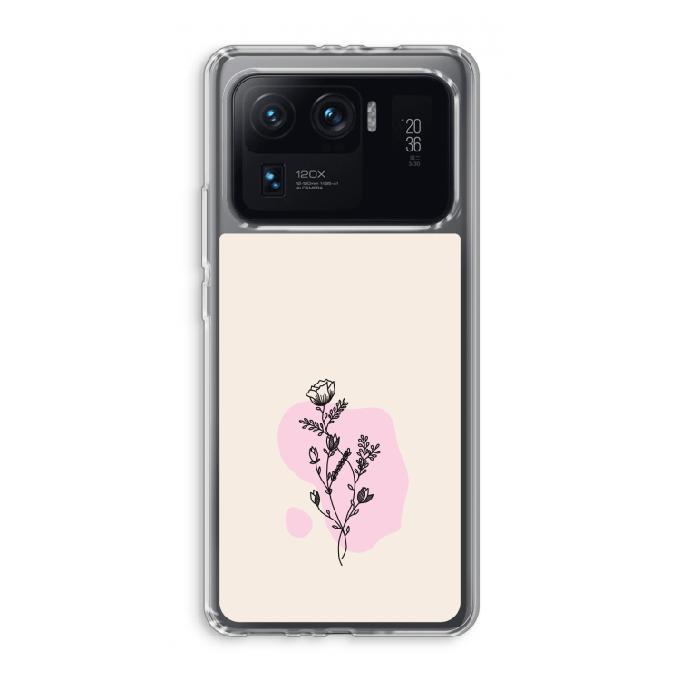 Roses are red: Xiaomi Mi 11 Ultra Transparant Hoesje
