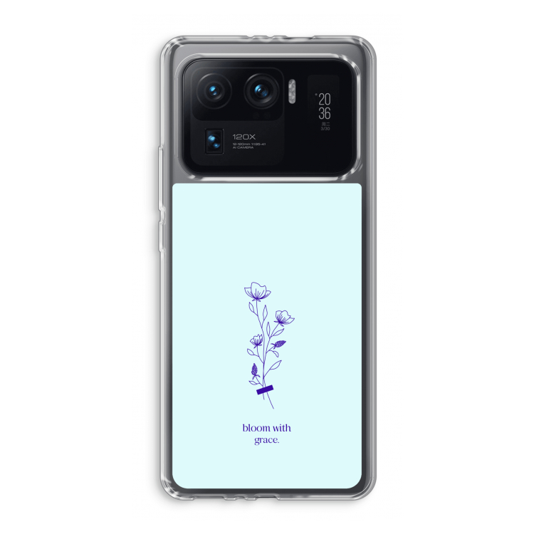 Bloom with grace: Xiaomi Mi 11 Ultra Transparant Hoesje
