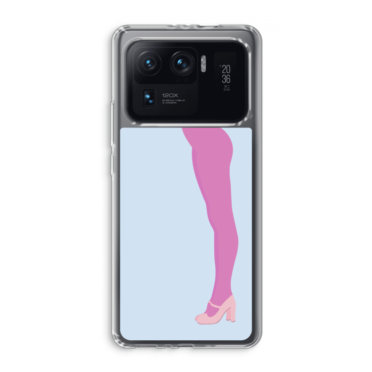 Pink panty: Xiaomi Mi 11 Ultra Transparant Hoesje