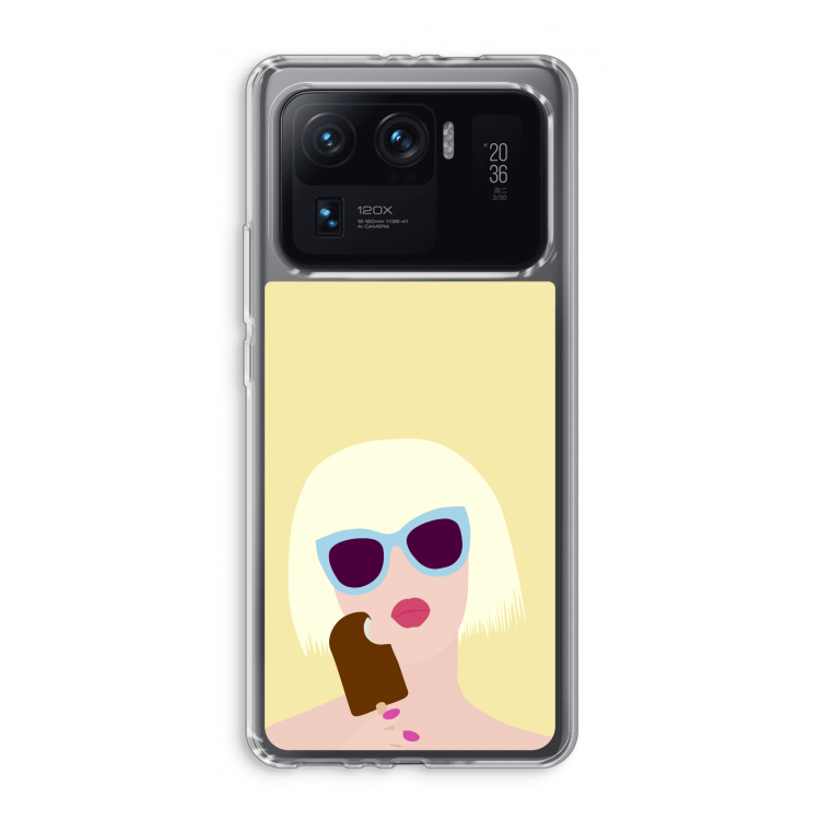 Ice cream: Xiaomi Mi 11 Ultra Transparant Hoesje