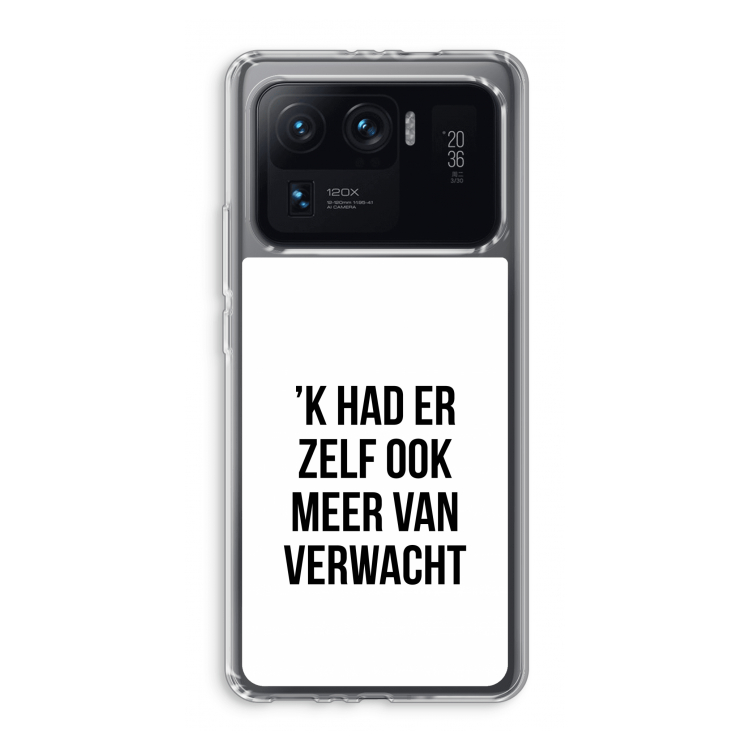 Meer verwacht: Xiaomi Mi 11 Ultra Transparant Hoesje