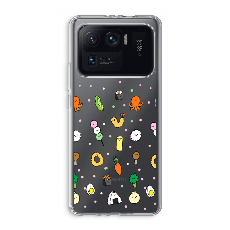 Happy bento friends: Xiaomi Mi 11 Ultra Transparant Hoesje