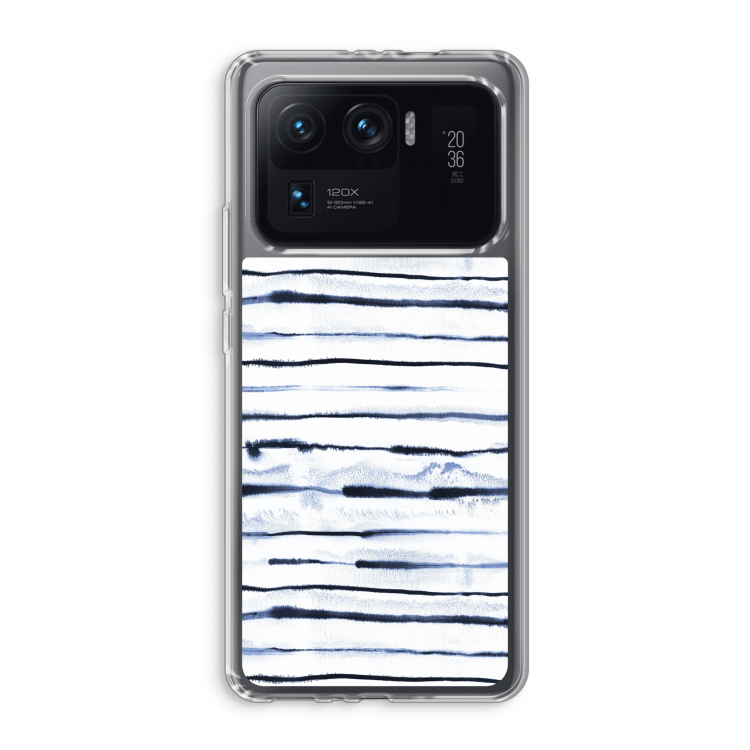 Ink Stripes: Xiaomi Mi 11 Ultra Transparant Hoesje