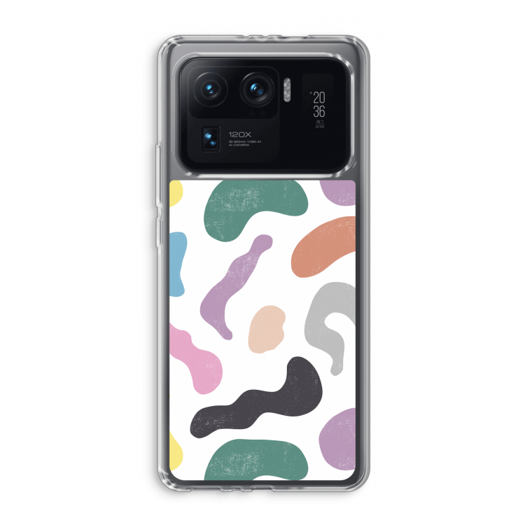 Memphis Shapes: Xiaomi Mi 11 Ultra Transparant Hoesje
