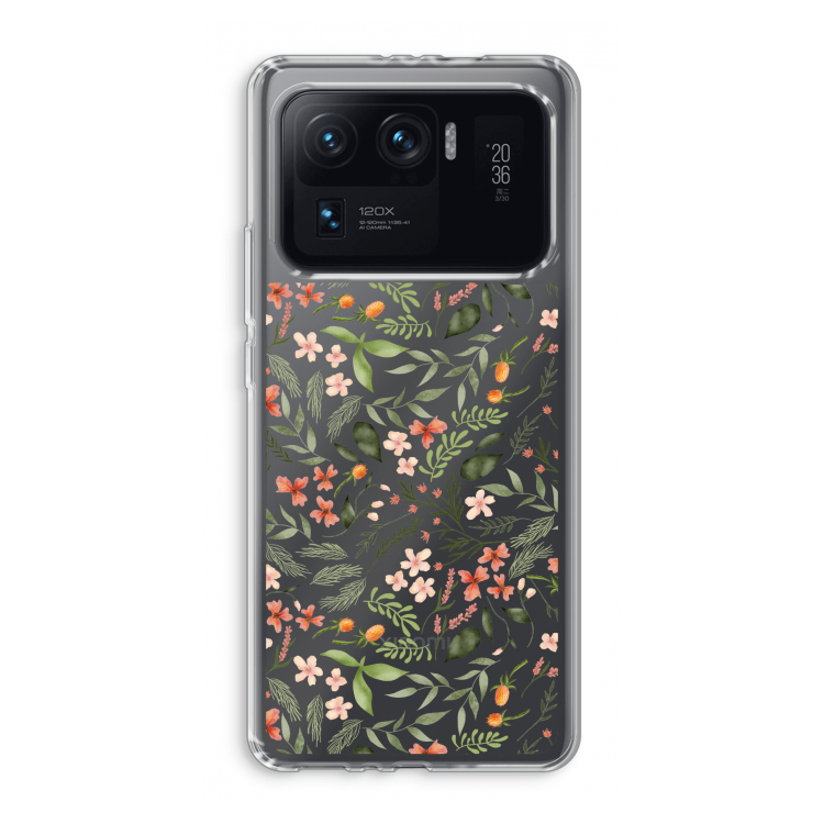 Sweet little flowers: Xiaomi Mi 11 Ultra Transparant Hoesje