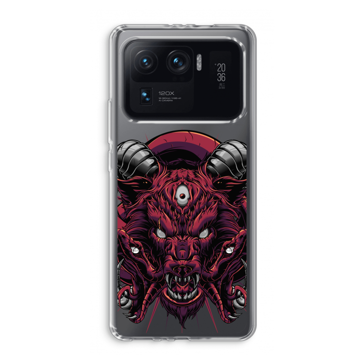 Hell Hound and Serpents: Xiaomi Mi 11 Ultra Transparant Hoesje