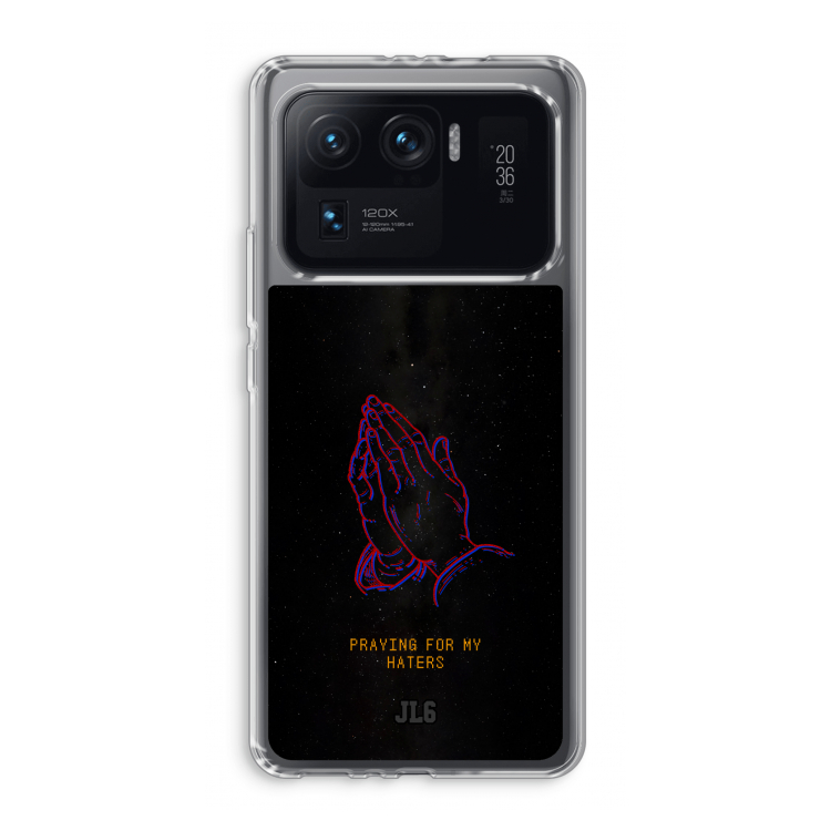 Praying For My Haters: Xiaomi Mi 11 Ultra Transparant Hoesje