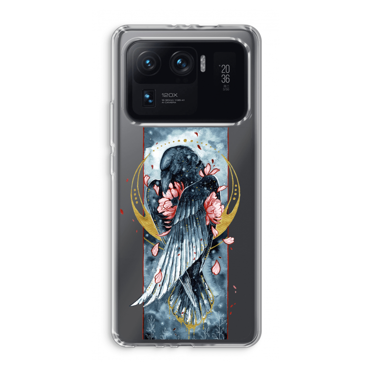 Golden Raven: Xiaomi Mi 11 Ultra Transparant Hoesje