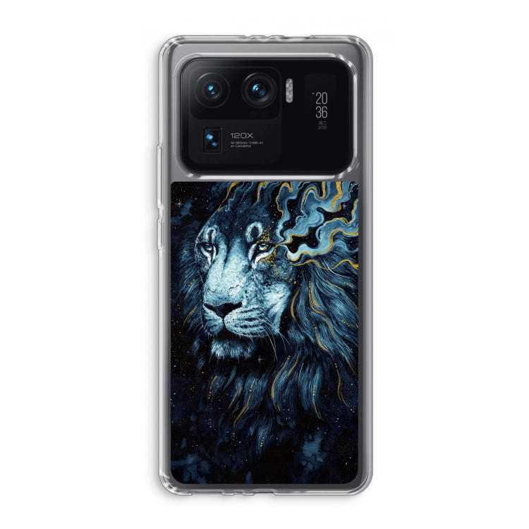 Darkness Lion: Xiaomi Mi 11 Ultra Transparant Hoesje