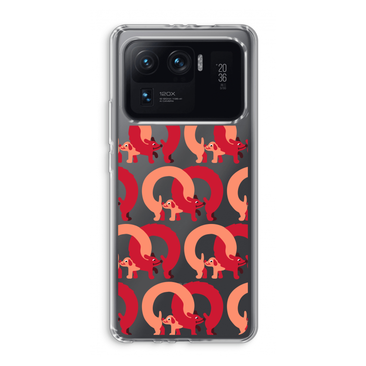 Dogs: Xiaomi Mi 11 Ultra Transparant Hoesje