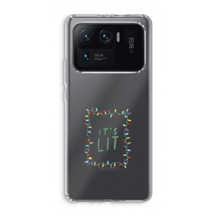 It's Lit: Xiaomi Mi 11 Ultra Transparant Hoesje