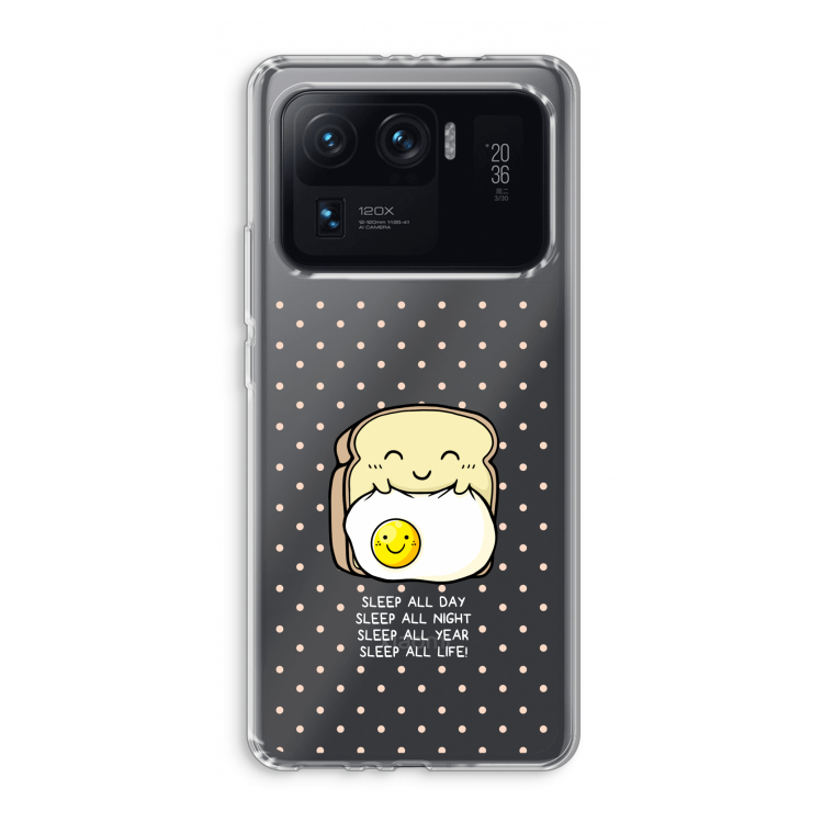 Sleep All Day: Xiaomi Mi 11 Ultra Transparant Hoesje