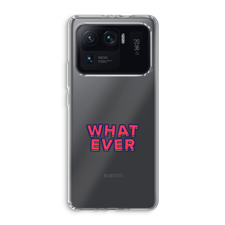 Whatever: Xiaomi Mi 11 Ultra Transparant Hoesje