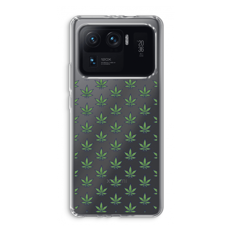 Weed: Xiaomi Mi 11 Ultra Transparant Hoesje