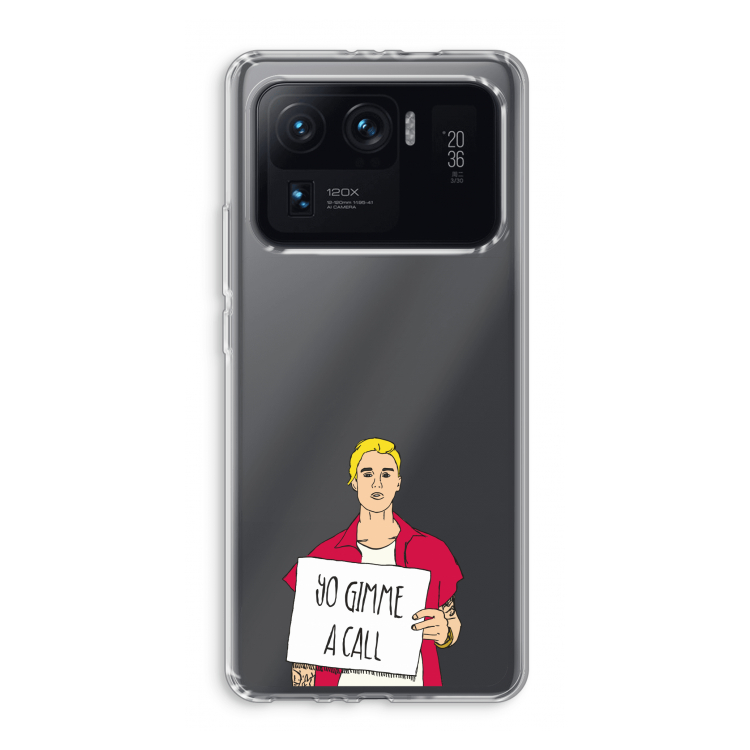 Gimme a call: Xiaomi Mi 11 Ultra Transparant Hoesje