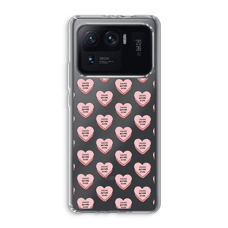 Chicks before dicks: Xiaomi Mi 11 Ultra Transparant Hoesje