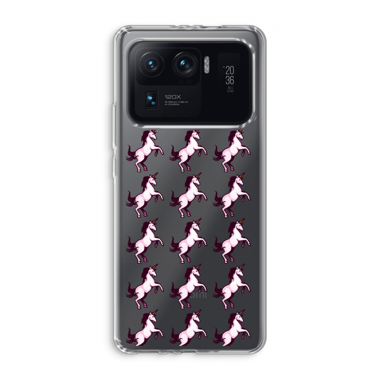 Musketon Unicorn: Xiaomi Mi 11 Ultra Transparant Hoesje