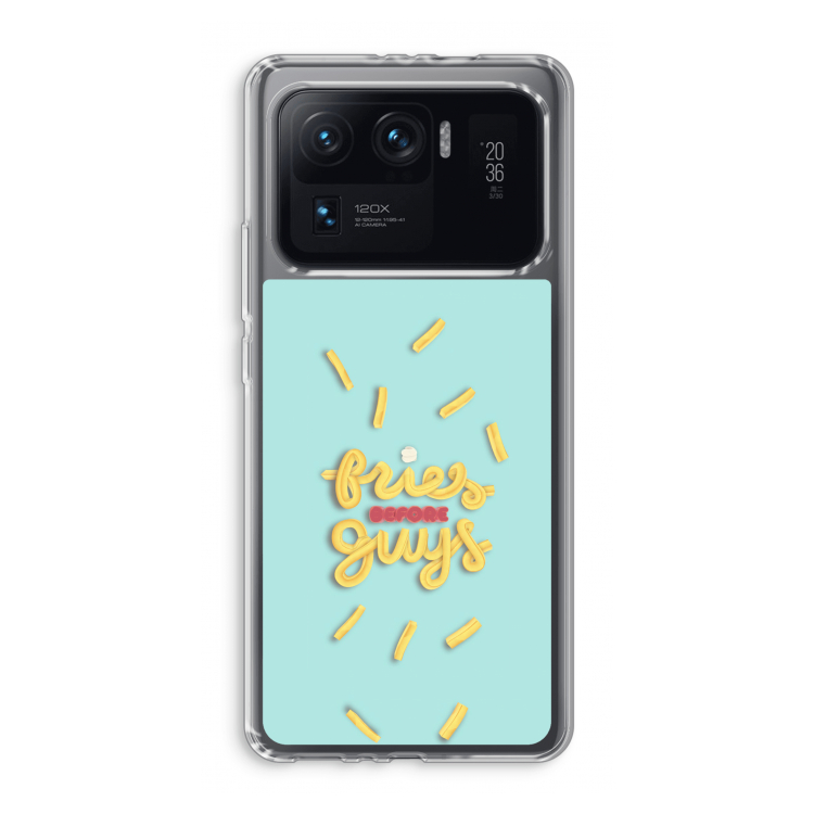 Always fries: Xiaomi Mi 11 Ultra Transparant Hoesje
