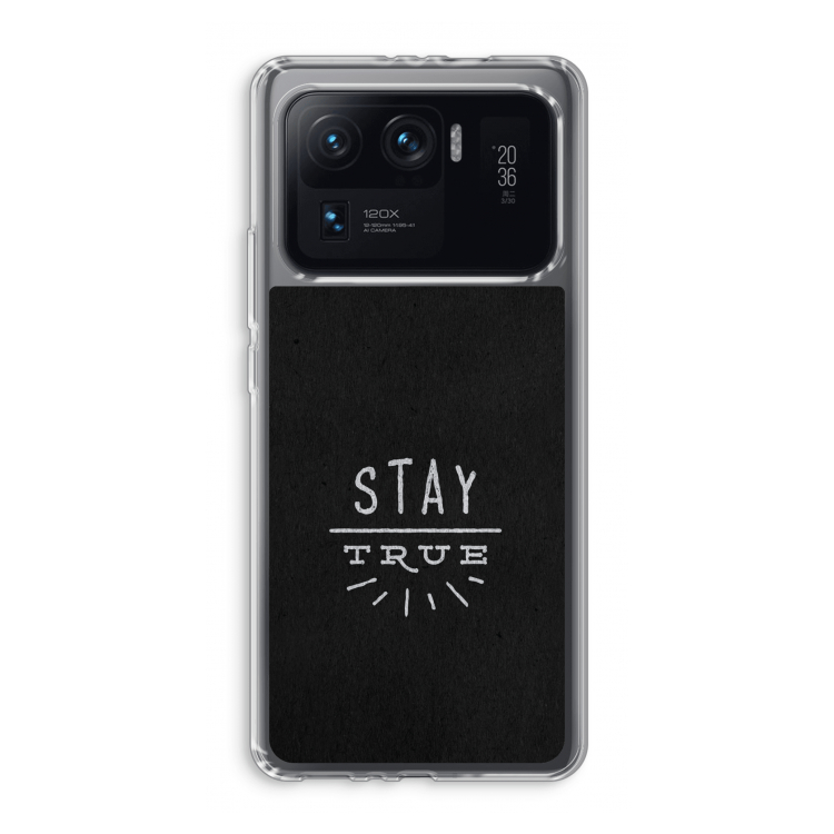 Stay true: Xiaomi Mi 11 Ultra Transparant Hoesje