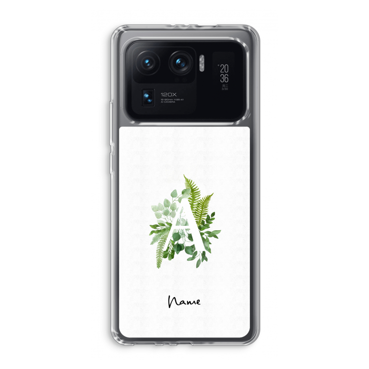 Green Brush: Xiaomi Mi 11 Ultra Transparant Hoesje