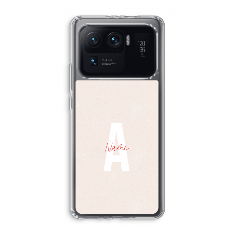 Strawberry Milkshake: Xiaomi Mi 11 Ultra Transparant Hoesje