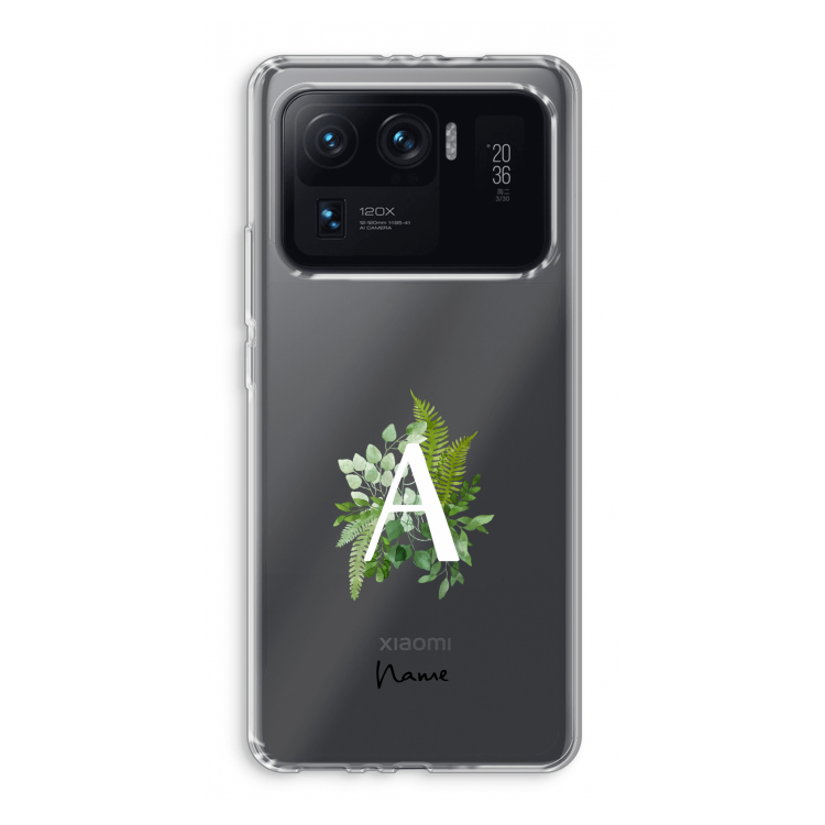 Green Brush: Xiaomi Mi 11 Ultra Transparant Hoesje