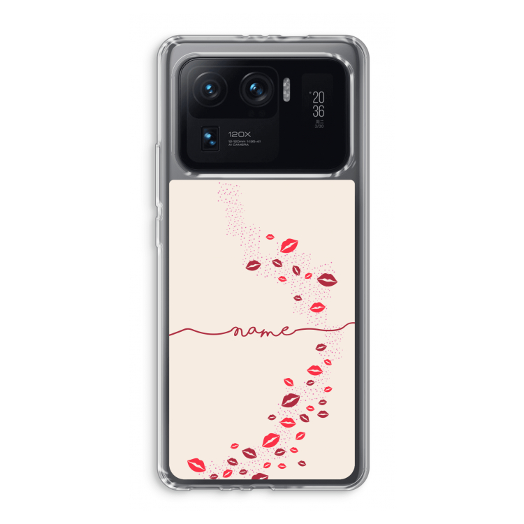 Kusjes: Xiaomi Mi 11 Ultra Transparant Hoesje