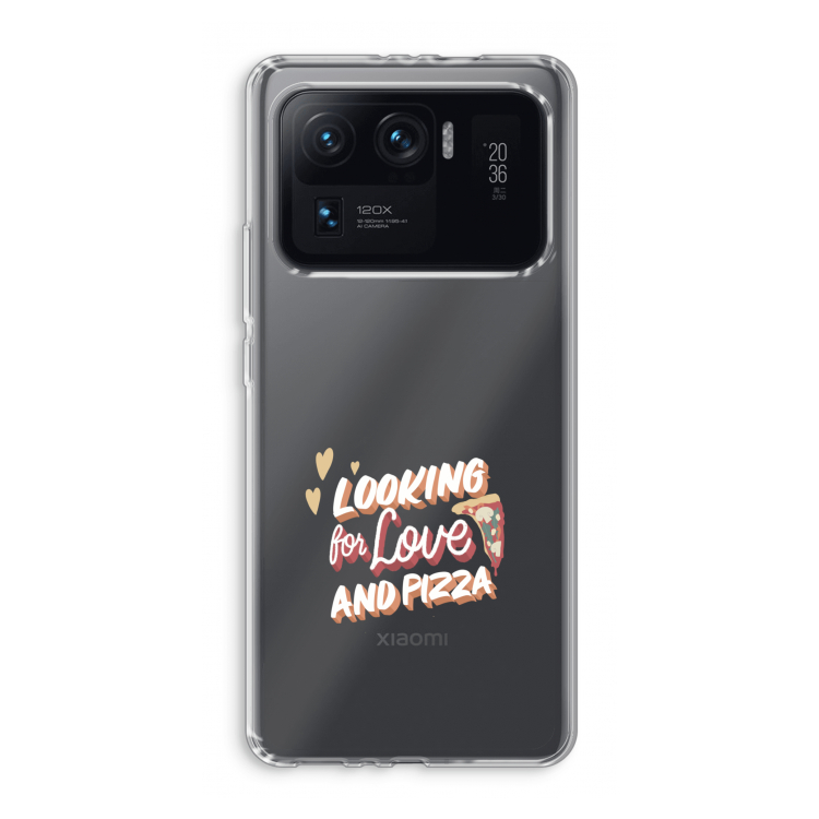 Pizza is the answer: Xiaomi Mi 11 Ultra Transparant Hoesje