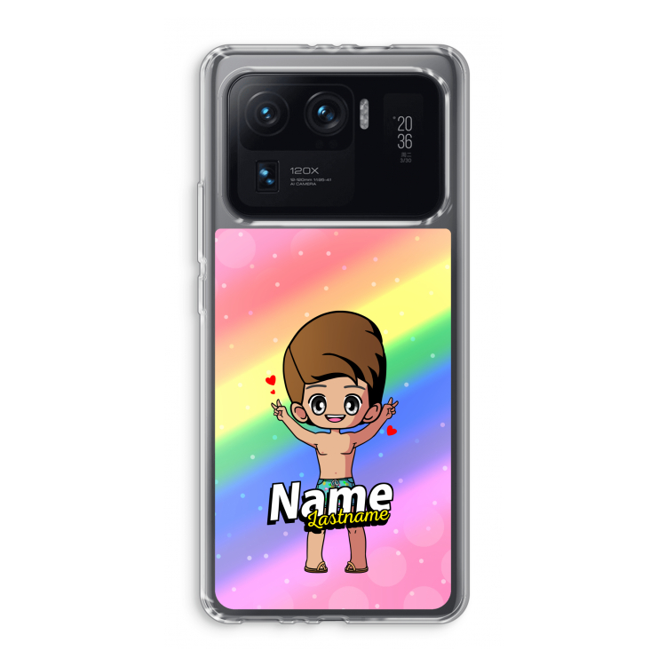 Chibi Maker man: Xiaomi Mi 11 Ultra Transparant Hoesje