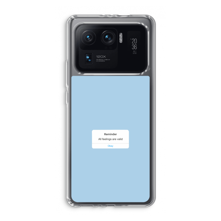 Reminder: Xiaomi Mi 11 Ultra Transparant Hoesje