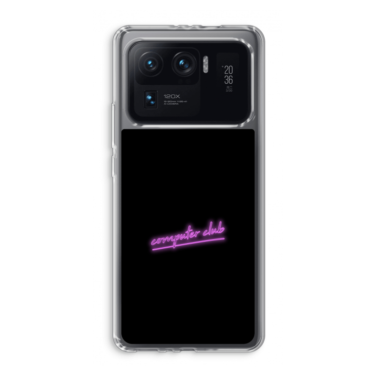 Vice Black: Xiaomi Mi 11 Ultra Transparant Hoesje