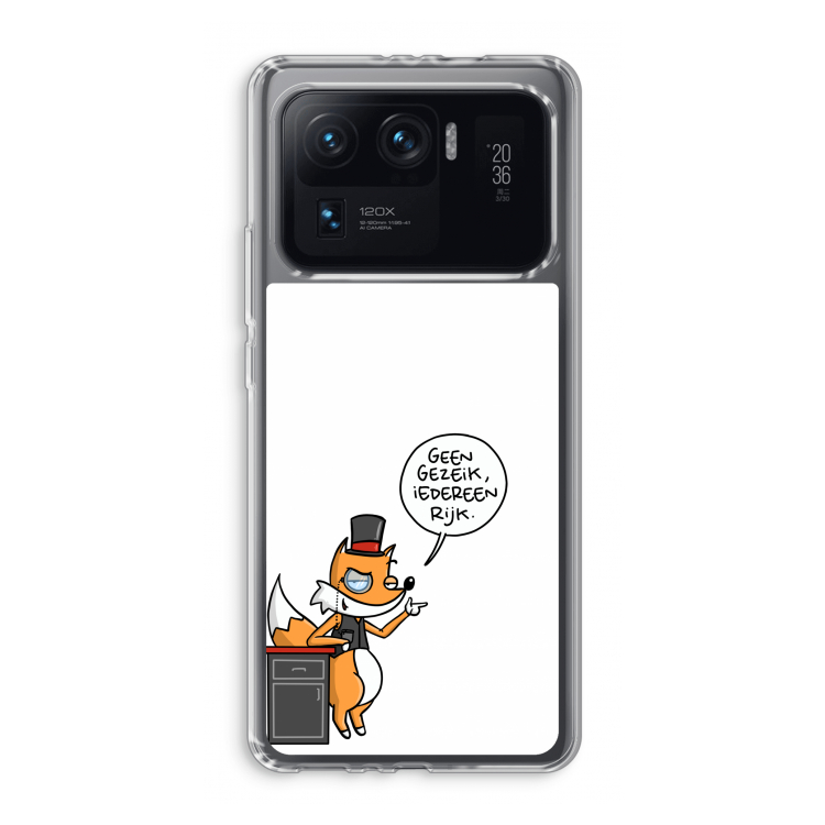 Geen Gezeik: Xiaomi Mi 11 Ultra Transparant Hoesje