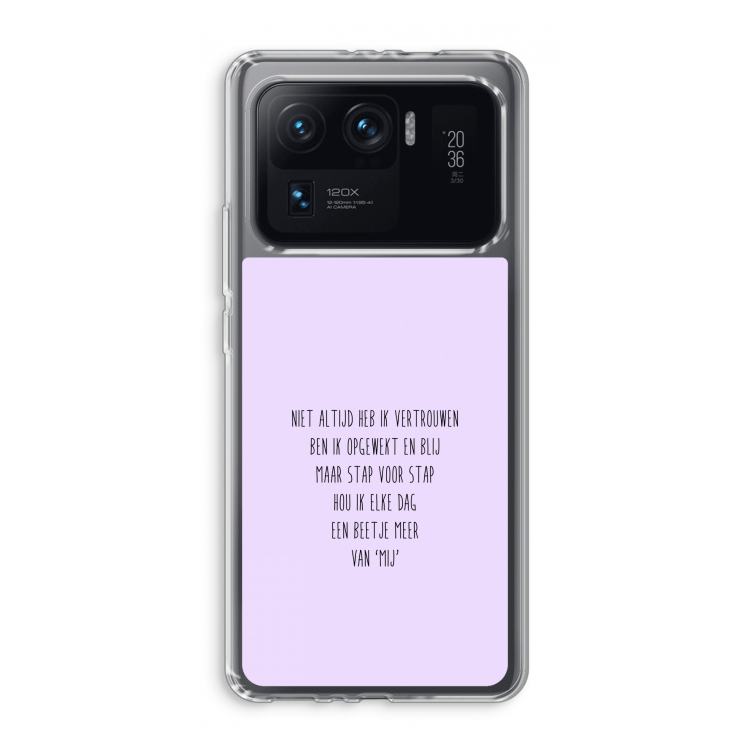 Zelfvertrouwen: Xiaomi Mi 11 Ultra Transparant Hoesje