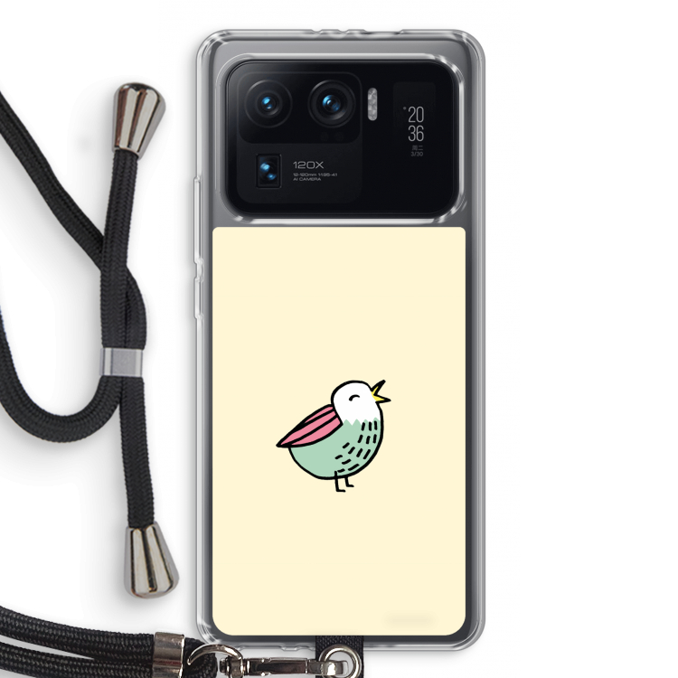 Birdy: Xiaomi Mi 11 Ultra Transparant Hoesje met koord