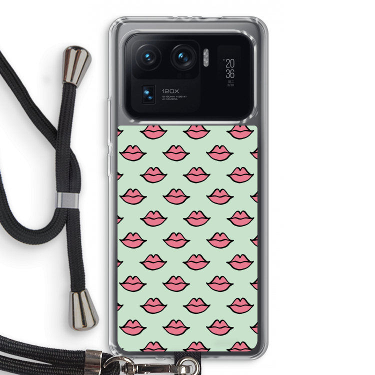 Lipjes: Xiaomi Mi 11 Ultra Transparant Hoesje met koord