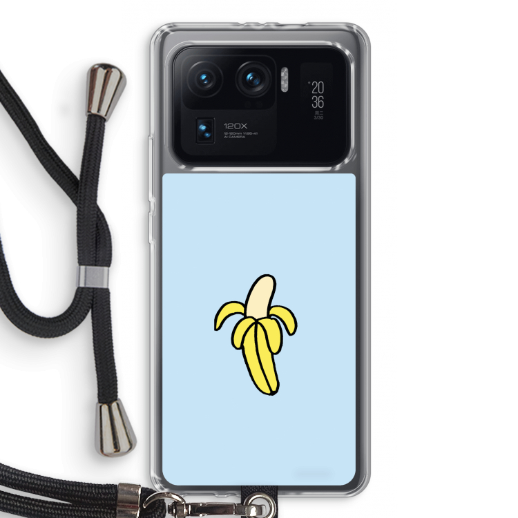 Banana: Xiaomi Mi 11 Ultra Transparant Hoesje met koord