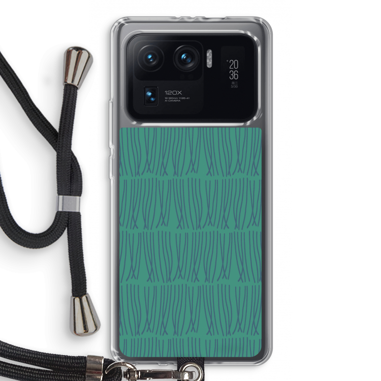 Swirls: Xiaomi Mi 11 Ultra Transparant Hoesje met koord