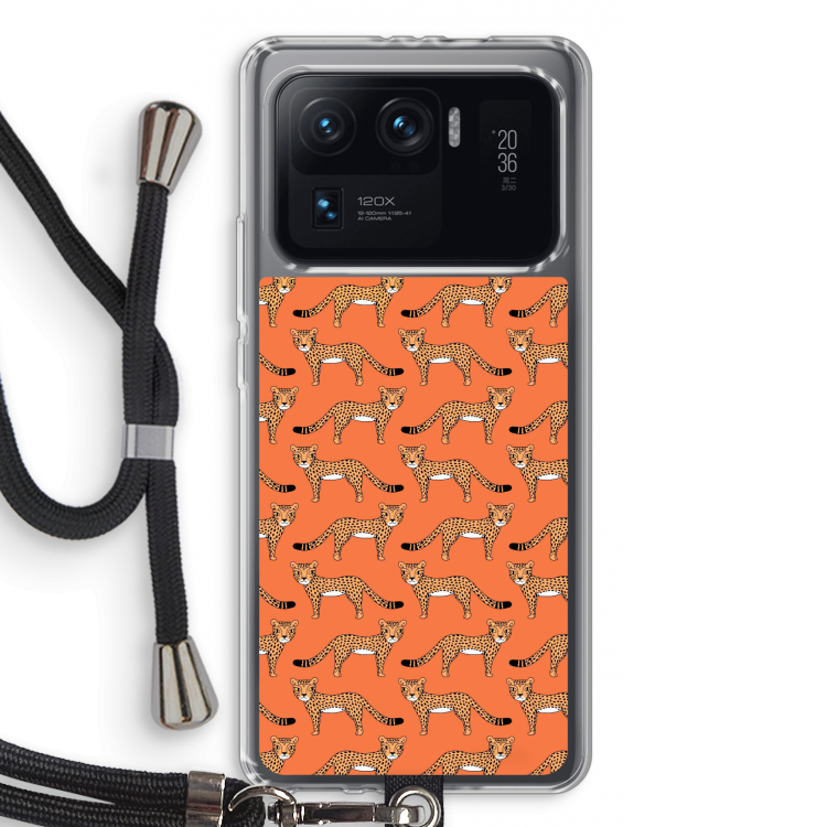 Cheetah: Xiaomi Mi 11 Ultra Transparant Hoesje met koord