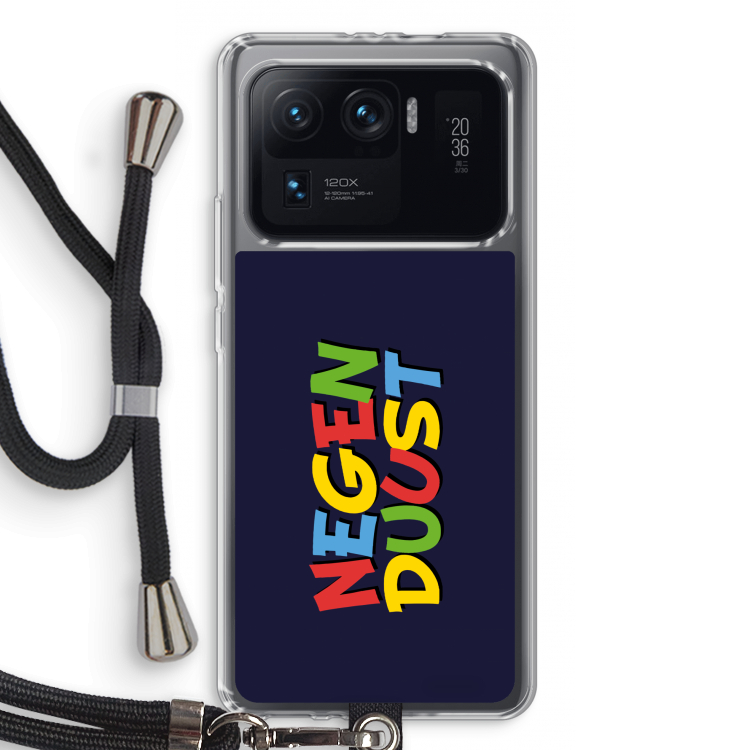 90's One: Xiaomi Mi 11 Ultra Transparant Hoesje met koord
