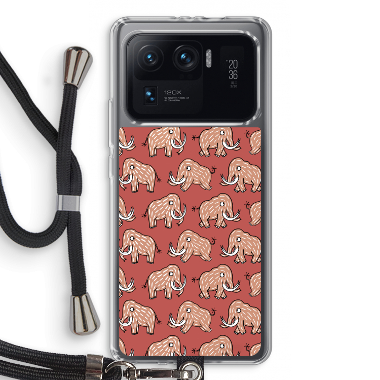 Mammoet: Xiaomi Mi 11 Ultra Transparant Hoesje met koord